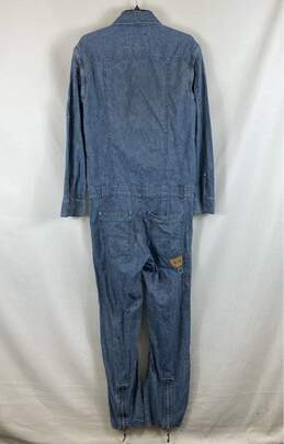 Armani Exchange Blue Denim Jumpsuit - Size Medium alternative image