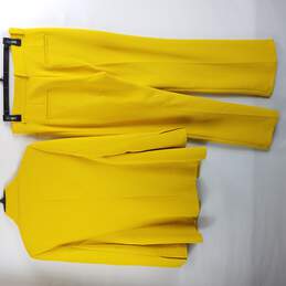Zara Women Yellow 2 PC Set S Suit alternative image
