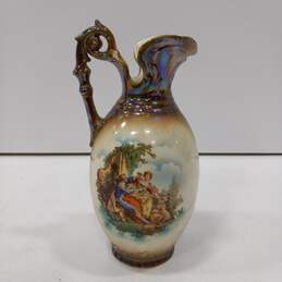 Porcelain Czechoslovakian Ewer Pitcher Vase