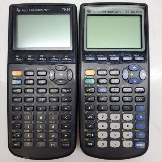 Texas Instruments TI-83 Plus & TI-86 Calculators For Parts/Repair image number 1