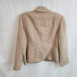 Kasper Petite Tan Button Blazer Jacket Women's Size 10P alternative image