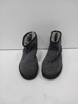 Ugg Men's Grey & Black Tweed Classic Shearling Style Mini Boots Size 10 alternative image