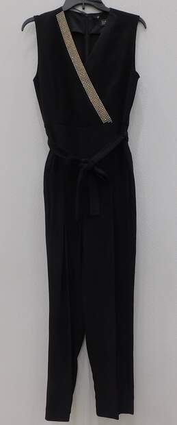 ART 365 Marella Women's Sleeveless Black Jumpsuit Size 6