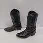 Dan Post Men's Black Leather Western Boots Size 9.5 image number 2