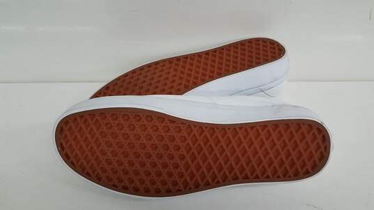 Vans Classic Shoes White Leather Size 8 image number 7