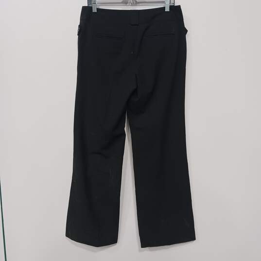 Michel Kors Women's Black Flat Front Dress Pants Size 8 image number 2