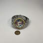 Designer Betsey Johnson Silver-Tone Stainless Steel Round Analog Wristwatch image number 3