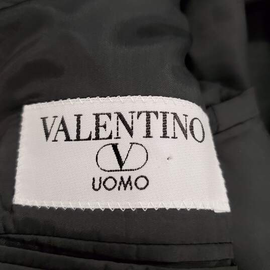 Valentino Uomo Men Gray Blazer SZ 44 image number 2