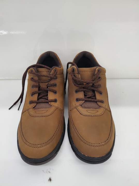 Rockport Men's Chocolate Nubuck WT Classic Walking Shoes Size-12 image number 1