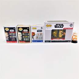 Funko Pop! Star Wars 61 BB-8, 67 First Order Snowtrooper, 161 Rey, 410 Darth Maul, and 294 Encounter on Endor (Set of 5) alternative image