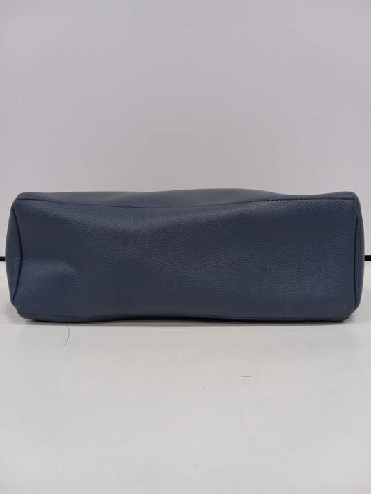 Nanette Lepore Blue Pebbled Faux Leather Bag image number 4