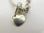 Chamilia Sterling Silver Bracelet w/ Dangle Heart Charm 15.6g image number 7