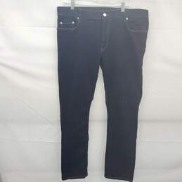 Prada Women's Dark Blue Straight Leg Jeans Size 36 AUTHENTICATED
