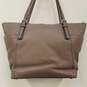 Michael Kors Pebbled Leather Tote Bag Gray image number 4