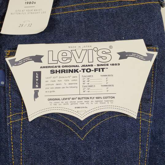 Levi's Men's Vintage Blue Jeans SZ 28 X 32 NWT image number 4