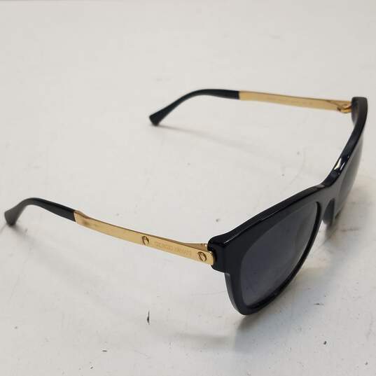 Giorgio Armani Black Oversized Sunglasses image number 5