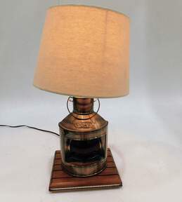 Working Port Lantern Base Style Lamp W/ Shade