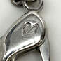 Designer Swarovski Silver-Tone Bicone Lobster Clasp Beaded Bracelet image number 4
