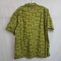 Columbia green short sleeve fish button up shirt men's L image number 2