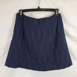 Top Shop Women's Blue Zip-up Skirt SZ 8 NWT