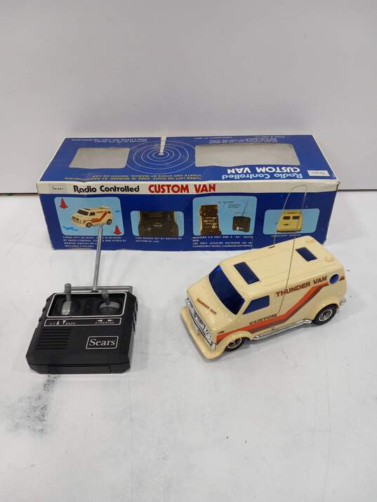 Vintage Sears Radio Controlled Custom Thunder Van 49 in Original Box image number 1