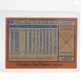 1978 HOF Jim Palmer Topps All-Star Baltimore Orioles alternative image