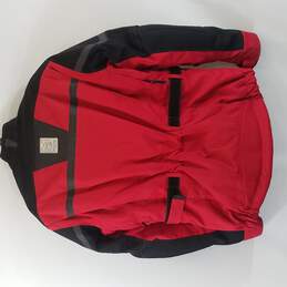 Moto Centric Men Red Black Padded Zip Up Motorcycle Jacket With Liner L alternative image