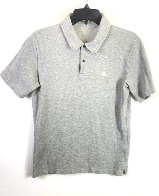 Burberry Men Gray Polo Shirt XS image number 1