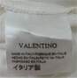Valentino White Knit Scalloped Lace Spaghetti Strap Sheath Dress Sz S W/COA image number 10