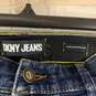 Women's Dark Wash DKNY Bleecker Shaping Skinny Jeans, 31/12 image number 3