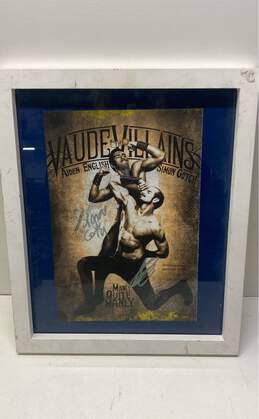 Framed & Signed Vaudevillians Print -Aiden English & Simon Gotch