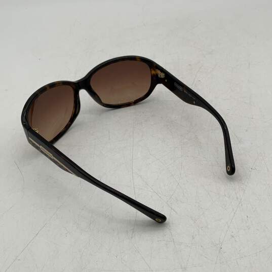 Coach Womens Brown Full-Rim UV Protection Lightweight Cat Eye Sunglasses image number 2