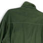 Mens Green Collared Long Sleeve Front Pocket Button-Up Shirt Size Large image number 4