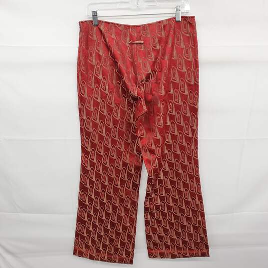 Jean Paul Gaultier Femme Women's Red Wide Leg Pants Size 10 US image number 2