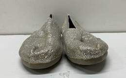 Toms Classic Alpergata Glitter Slip On Shoes Silver 8.5 alternative image