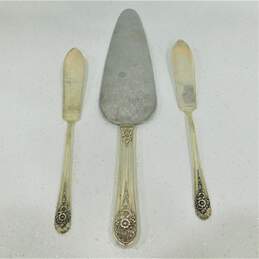 Vintage WM Rogers MFG Co. Jubilee Silver-Plated Serving Utensil Mixed Lot alternative image
