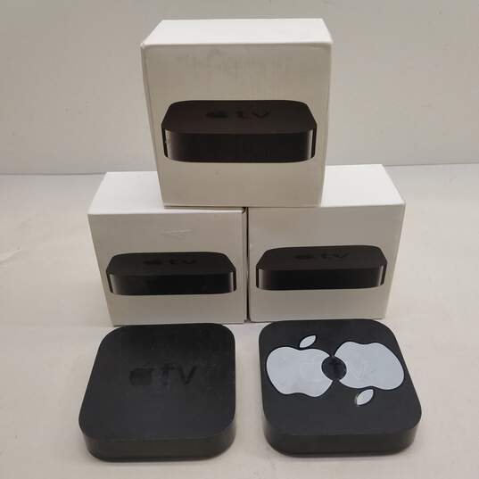 Apple TV Lot of 5 (A1469, A1469, A1378, A1427, A1427) image number 1