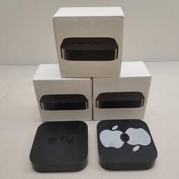 Apple TV Lot of 5 (A1469, A1469, A1378, A1427, A1427)