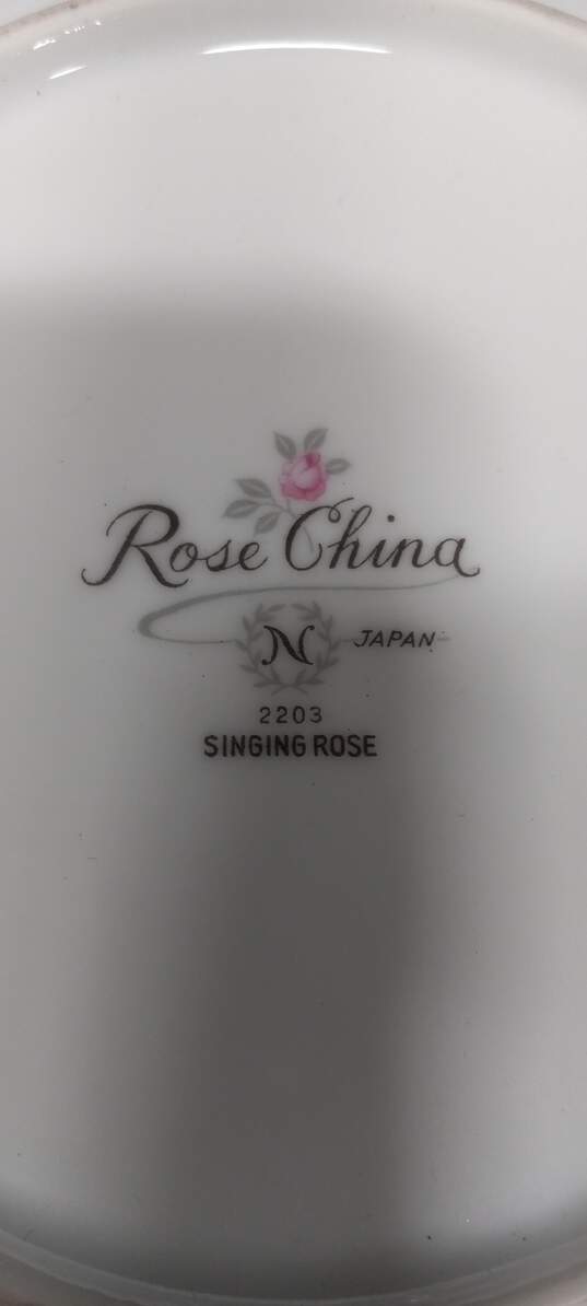 Pair of Rose China Singing Rose Serving Bowls image number 4