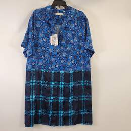 Marni Women Blue Floral Dress L NWT