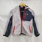 Snozu Boys Gray & Red Trim 100% Polyester Full Zip Hooded Jacket Size M 10-12 image number 1