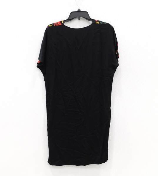 Women's Escada Sport Black Floral Dress Size 34 image number 2