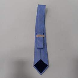 Michael Kors Blue Square Pattern Necktie alternative image