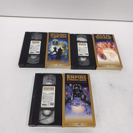 Vintage Star Wars Trilogy Special Edition VHS Set image number 4