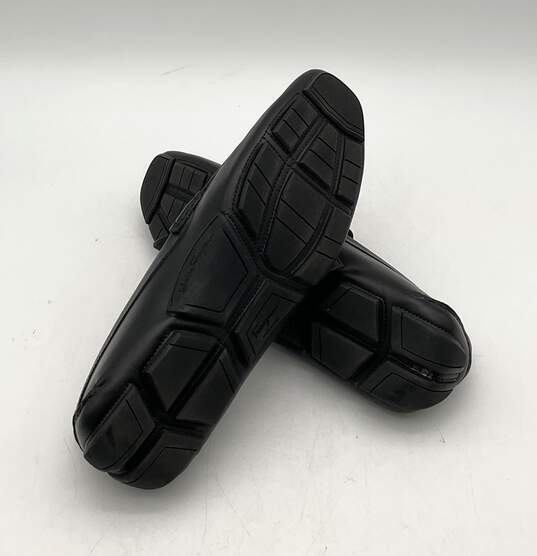 Salvatore Ferragamo Men's YY 12347 Black Leather Drivers Size 9.5 image number 7