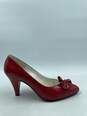 Authentic Bruno Magli Red Ruched Pumps W 5.5A image number 1