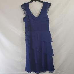 Adrianna Papell Women Royal Blue Dress Sz 10 NWT alternative image