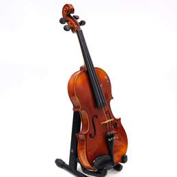 VNTG Czechoslovakian Josef Lorenz 4/4 Full Size Violin w/ Case and Bow alternative image