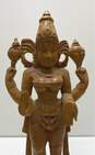 Sandal Wood Hand Crafted Deity 15 inch Tall Hindu Goddess Statue image number 2