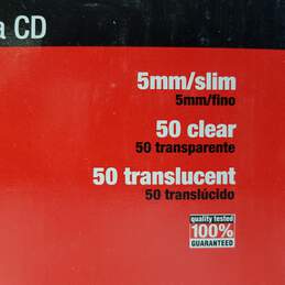 STAPLES 100 Slim CD Jewel Sealed Cases Lot B alternative image
